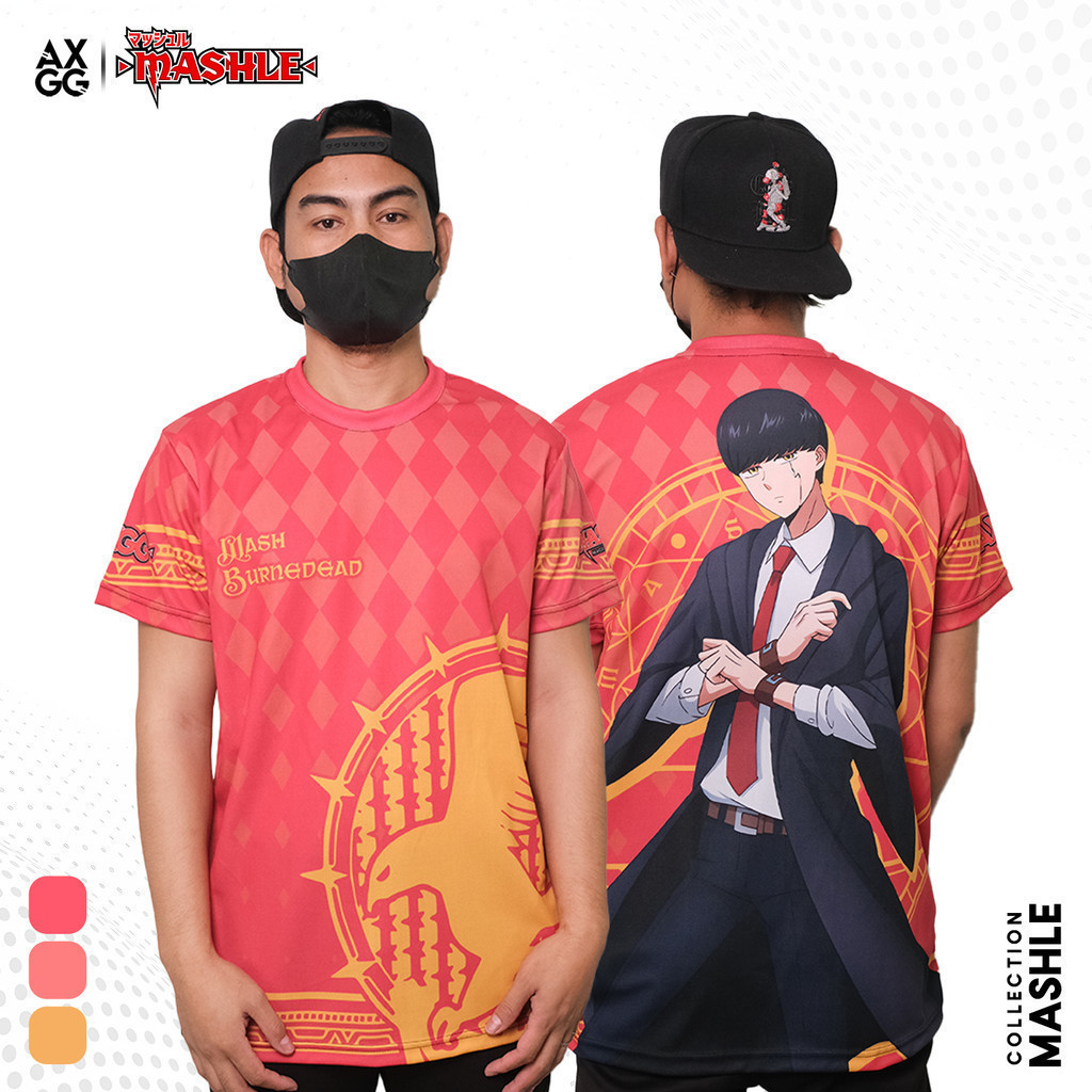 Axgg 2025 เสื้อยืดอนิเมะ Mashle Magic and Muscles