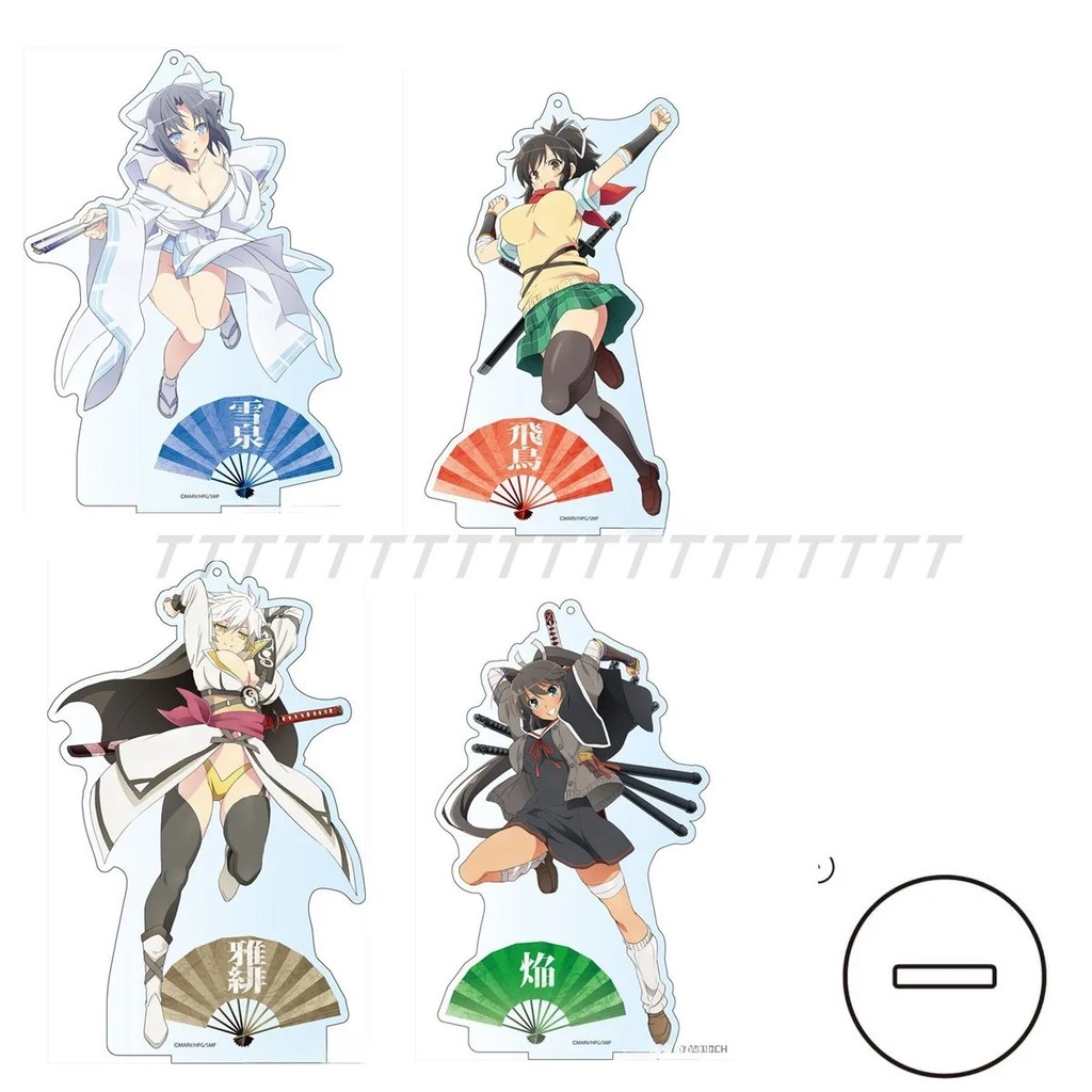 Standee อะนิเมะ Senran Kagura รุ่น Mica อะคริลิคตัวอักษร Hibari Yumi Murakumo Yozakura Shiki โต๊ะเรียนตกแต่งของขวัญ