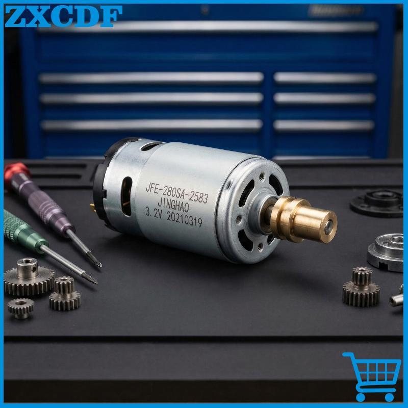 ZXCDF เปลี่ยน FF280SA 2583 มอเตอร์สําหรับผมแรงบิดสูงอายุการใช้งานยาวนานสําหรับมีดโกนไฟฟ้าซ่อมใหม่