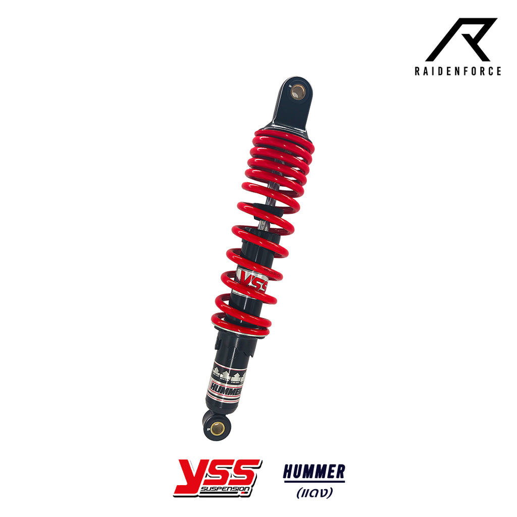 โช้ค YSS Hummer Honda Wave สีดำ/แดง