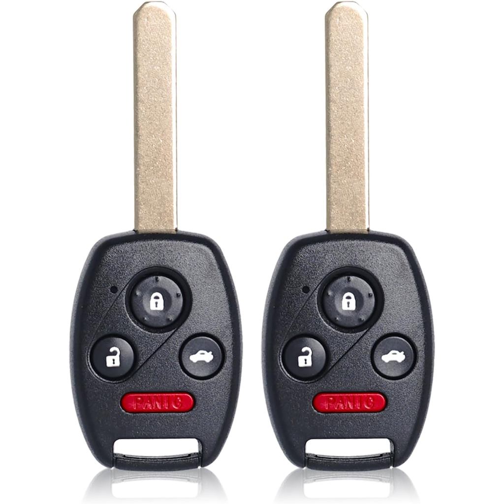 MechanMagic 2PCS Key Fob รีโมทเปลี่ยนเหมาะสําหรับ Honda Civic EX Si Hybrid 2006 2007 2008 2009 2010 
