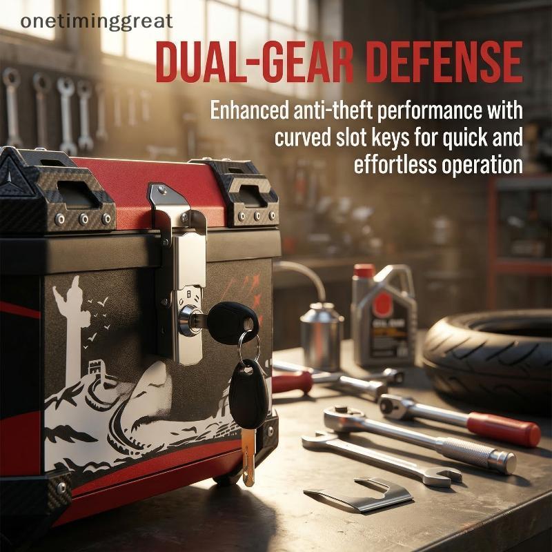 Onetiminggreat 1 ชุดกระบอก Core Plug และคีย์รถจักรยานยนต์กล่อง Lo สําหรับ 25L 32L 36L 40L 45L 50L 55