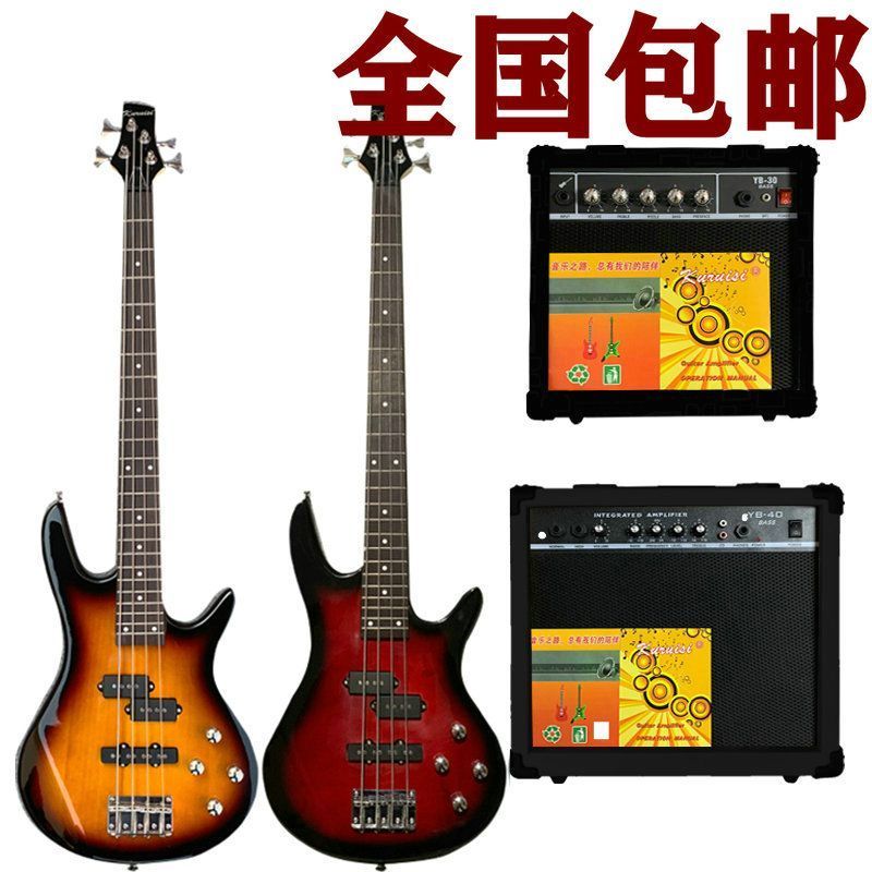 Professional Electric Bass Bass ชุดเบสไฟฟ้าเริ่มต้น 4-String Bass 40W30W ลําโพงเบสไฟฟ้าเสียง x