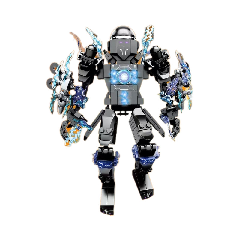 เข้ากันได้กับเลโก้บล็อกตัวต่อห้องน้ํา Man VS Monitor รุ่น Gold Titan นาฬิกา King ของเล่นเด็กของขวัญว