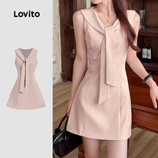 Lovito เสื้อผ้าสไตล์สูทแบบสบายๆ เสื้อซิปช่วงฤดูใบไม้ผลิ/ฤดูร…