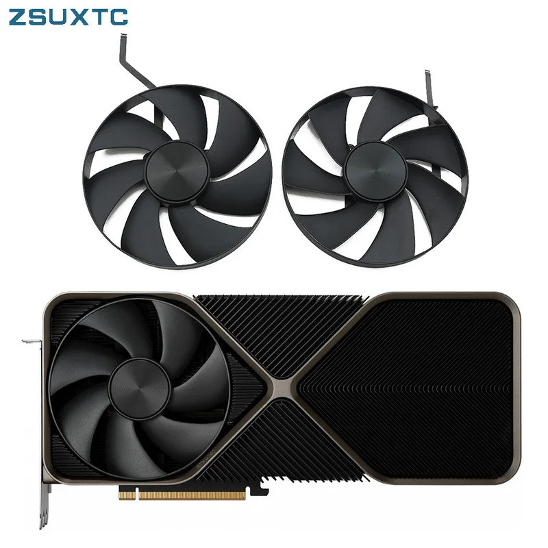 HL 115 มม.AD4A31K04 AD4A31K05 RTX4090 กราฟิกการ์ดพัดลมระบายความร้อนสําหรับ NVIDIA GeForce RTX 4090 ผ