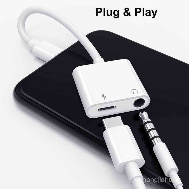 ฟังเพลงสายชาร์จอะแดปเตอร์โทรอะแดปเตอร์อะแดปเตอร์ดิจิตอล type-ctype-c+3.5 ชุดหูฟังเหมาะสําหรับการจําล