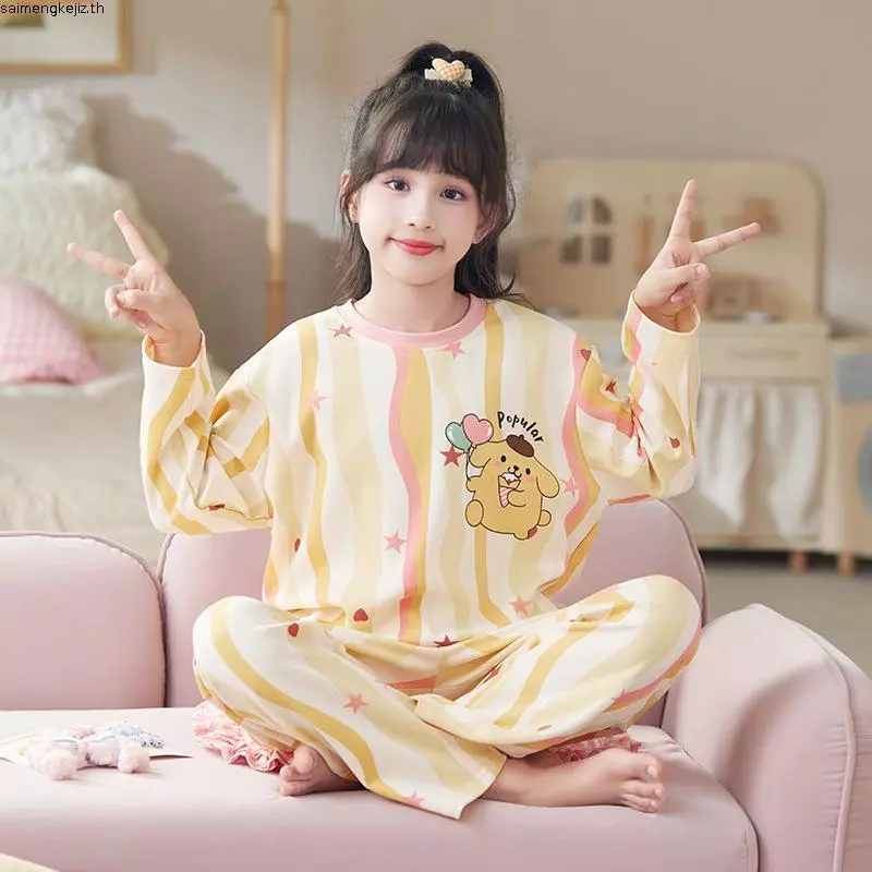 FAIRY_BABYชุดนอนเด็กผ้าคอตตอน ชุดนอนเด็กผู้หญิง 10 ขวบ ชุดนอน sanrio ชุดนอนเด็กโต ผู้หญิง 12 15 ปี ชุดนอนpochacco ชุดนอนผ้าคอตตอน 100% ชุดนอนมายเม ชุดนอนแม่ลูก ชุดนอน kuromi ชุดนอนเด็กแขนยาว ชุดนอนเด็กเล็ก ชุดนอนคู่แม่ลูก ชุดนอนคอกลม ชุดนอนเด็กหญิง thumbnail 5