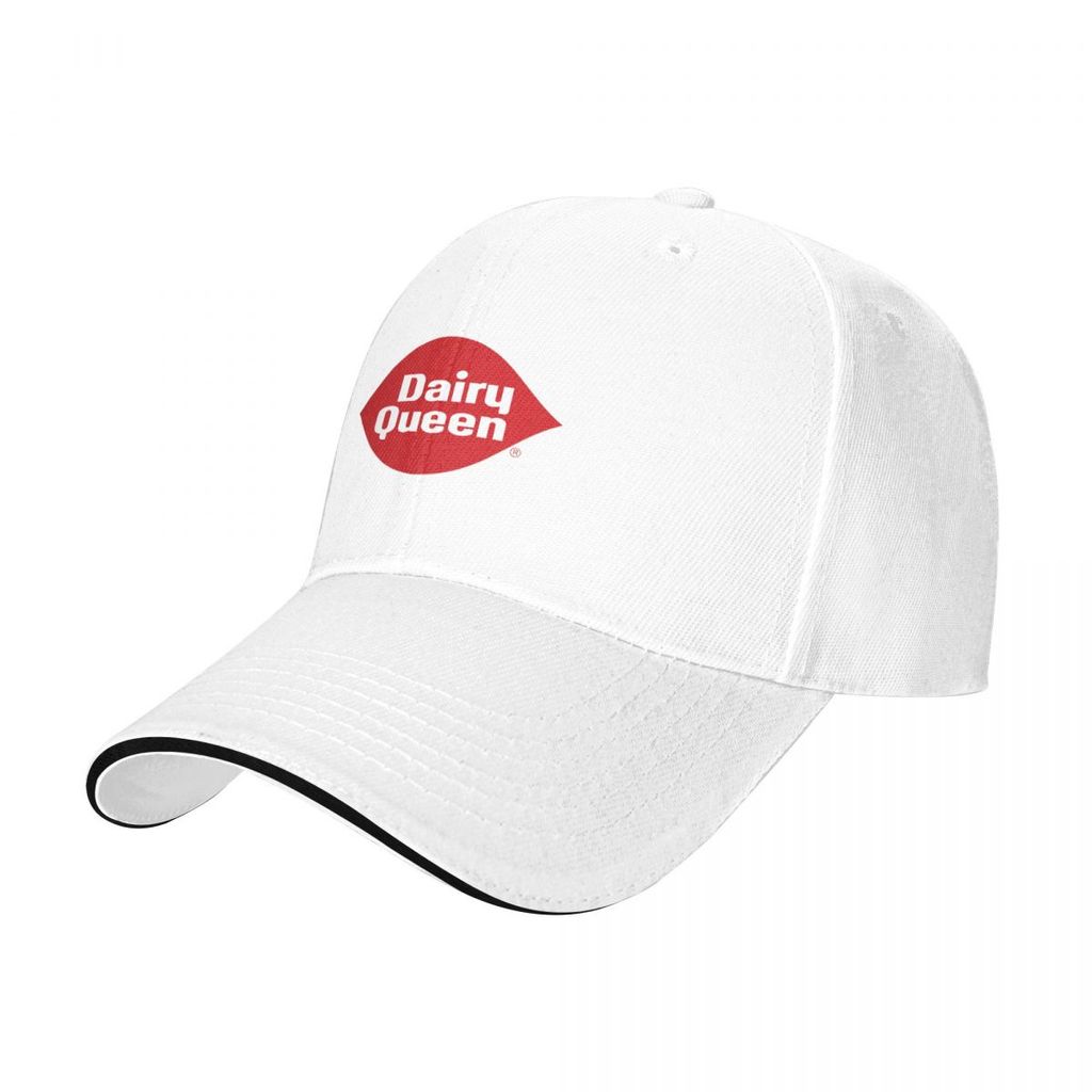 หมวกโลโก้ Dairy Queen สำหรับทุกเพศ ทำจาก polyester สวมใส่ง่าย เหมาะสำหรับกอล์ฟ วิ่ง และใช้ในตอนกลางแ