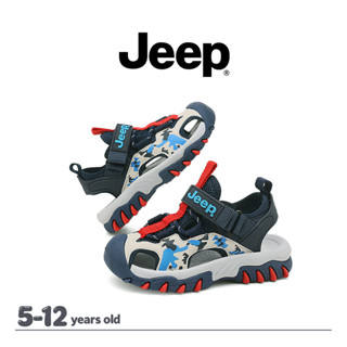 รองเท้าแตะเด็กชายหญิง JEEP Baotou ส้นนุ่ม แห้งไว ทนน้ำ และสว…