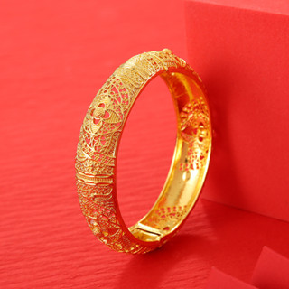 สร้อยข้อมือทองทราย Gold-plated ออกแบบเฉพาะตัว หรูหรา เหมาะสำ…