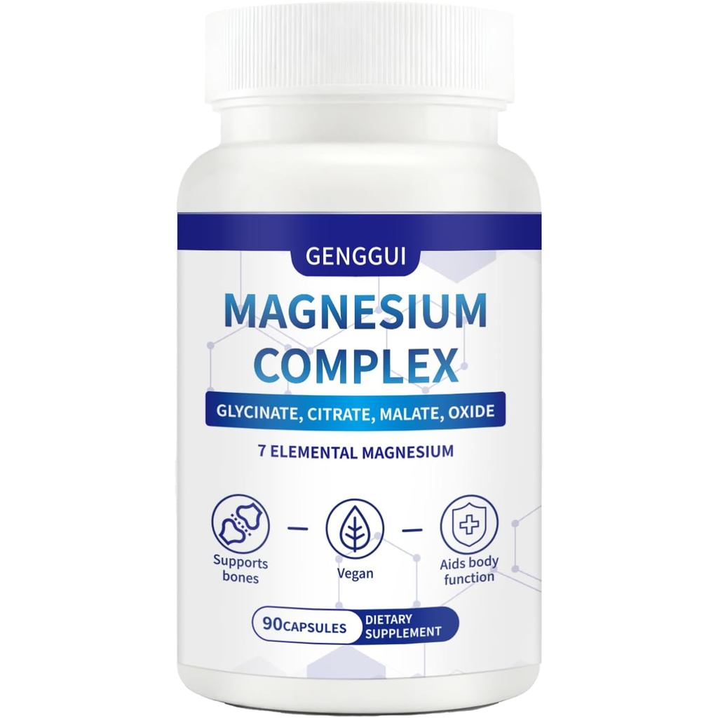 ​Magnesium Complex 7 in 1 พร้อม 1000mg - 90 แคปซูล - คุณสมบัติของ Magnesium & Citrate - ผลิตภัณฑ์เสร