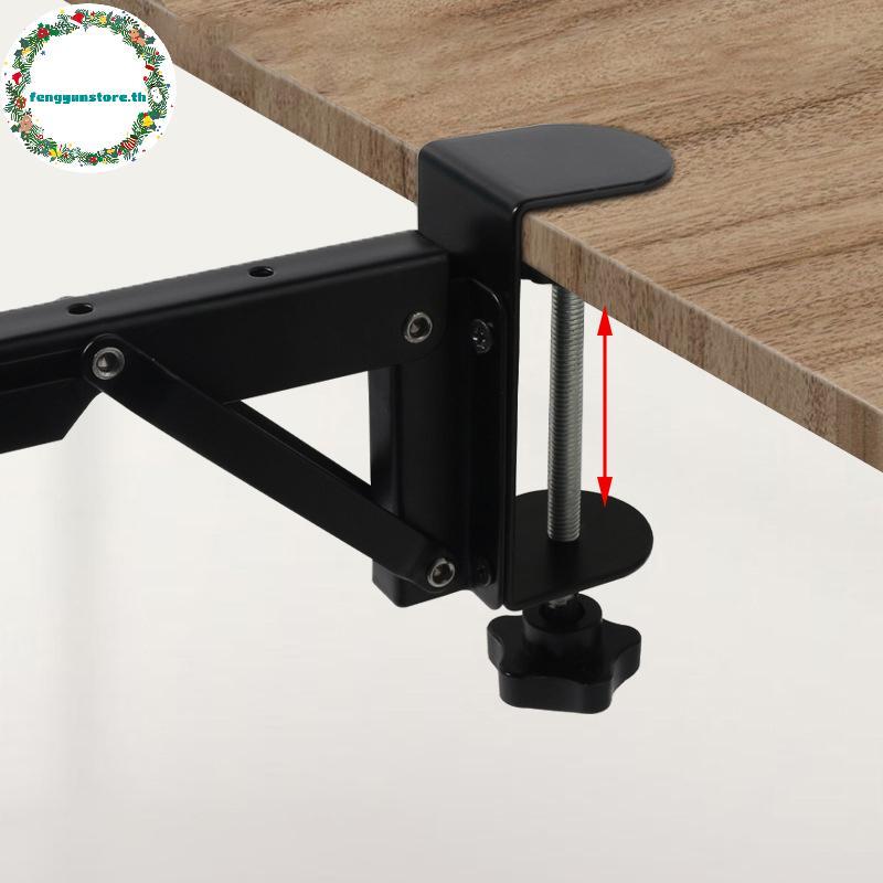 YUNSTORE ขายึดเดสก์ท็อปแบบพับได้รูปตัว L Heavy-duty Punch-ฟรีประหยัดพื้นที่เดสก์ท็อปขยายแผ่น Rack อุปกรณ์เสริมฮาร์ดแวร์ TH ราคา ถูกที่สุด ดีลบีเคเค แกลเลอรีภาพที่ 3