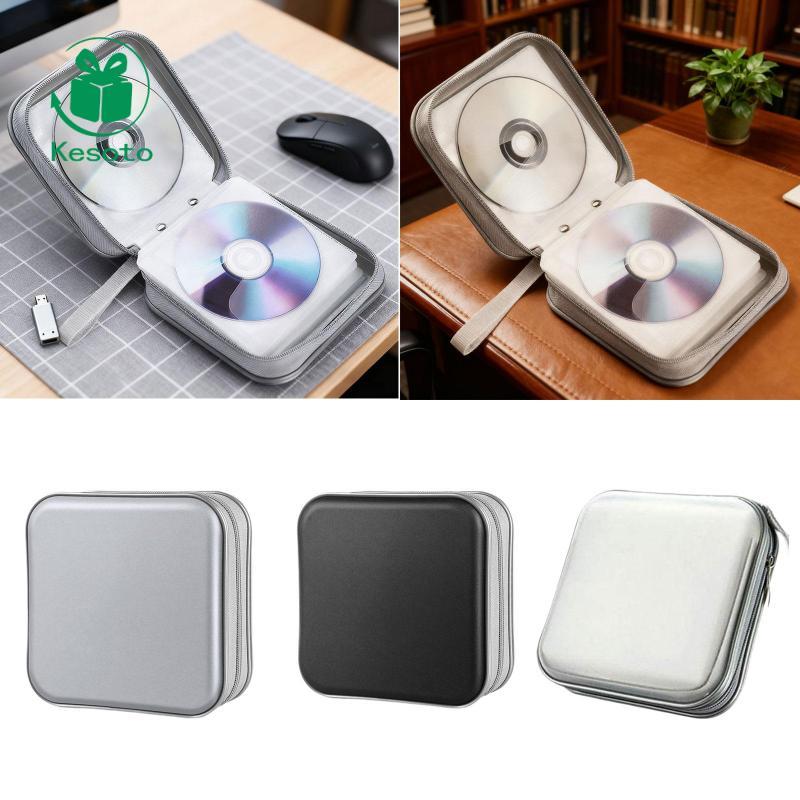 [Ehoyoxa] CD Case DVD Case CD Case Holder Disc Storage Organizer for Home Car Travel