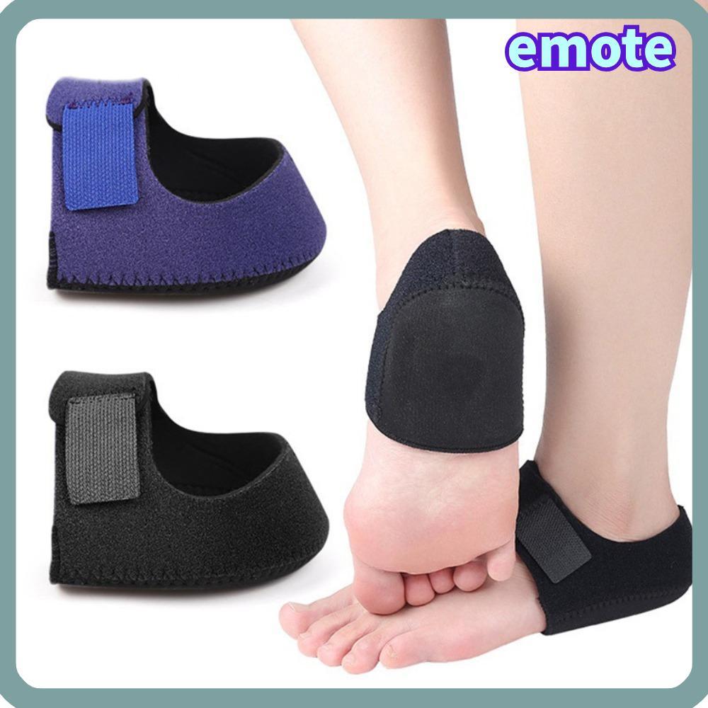 EMOTE Fasciitis แผ่นส้นเท้าบรรเทาอาการปวดบางส้น Spur Gel Heel Pad, ฟุตTendinitis Cracked Heel Sleeve