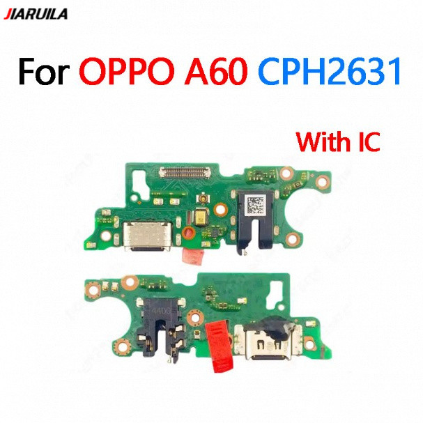 สําหรับ OPPO A60 CPH2631 แท่นชาร์จ USB Connector พอร์ต Flex Cable