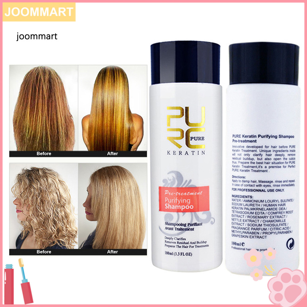[Jm] PURC Unisex Straightening Repairing Purifying Hair Shampoo Scalp Treatment