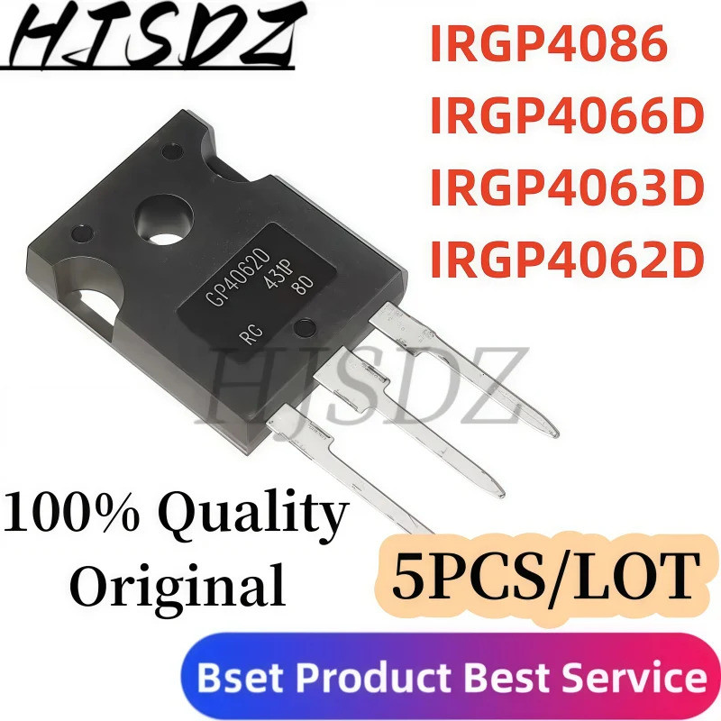5PCS IRGP4062D GP4062D IRGP4063D GP4063D IRGP4066D GP4066 IRGP4086 GP4086 TO-247 Field Effect ทรานซิ