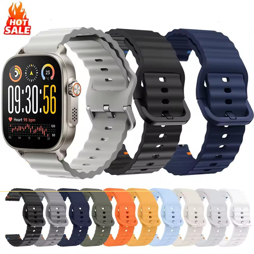Spot สายนาฬิกาซิลิโคนสําหรับ realme watch 5 สาย smartwatch สร้อยข้อมือระบายอากาศ correa realme watch 5
