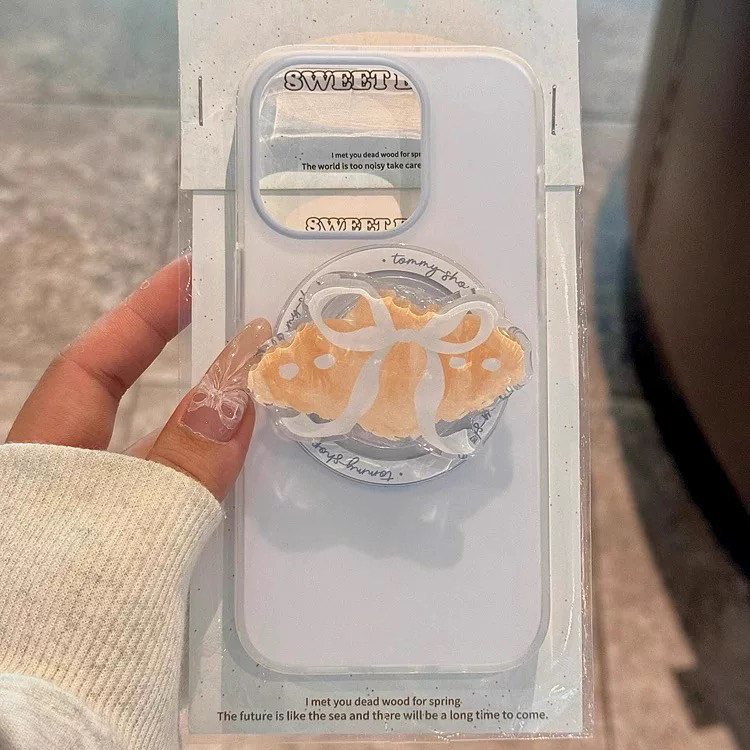 เคส oppo a18 เคสoppo a18 ญี่ปุ่นญี่ปุ่นเกาหลีสีฟ้าอ่อนวงเล็บแม่เหล็กเหมาะสําหรับ OPPO Reno15/13pro/1