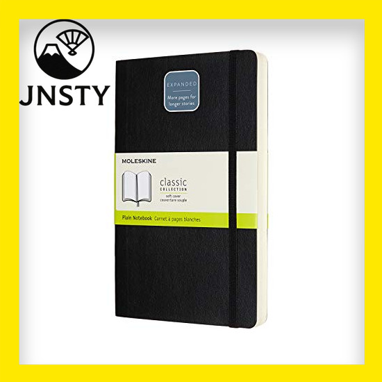 【Direct From Japan】 Moleskine Notebook Classic Notebook Expanded (400 pages) Softcover, Solid Color,