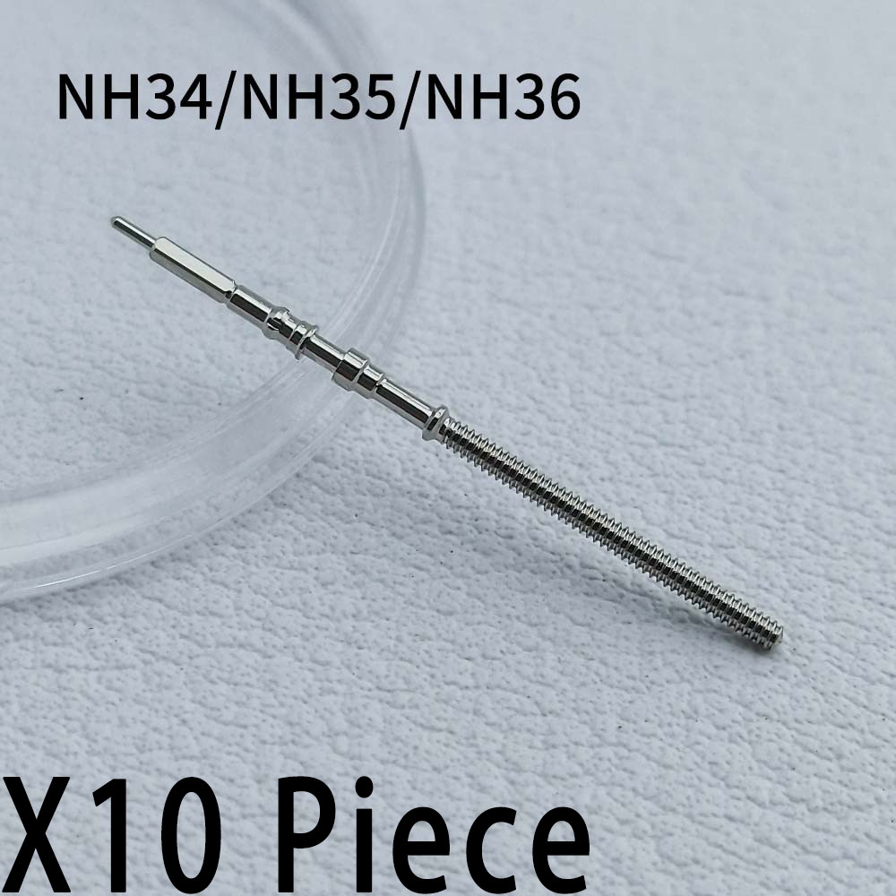 Movement Watch Steel Stem Crown Kit Watch Parts For NH34 NH35 NH36 VK63 Movement Watch Stem Spare Pa