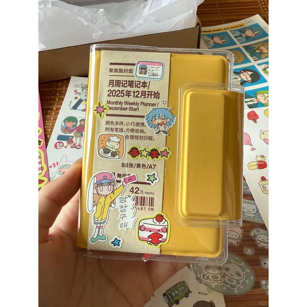 planner 2026 แพลนเนอร์ 2026 2026 Simple diy Schedule Book a6 Student Month Weekly Plan Notepad High-