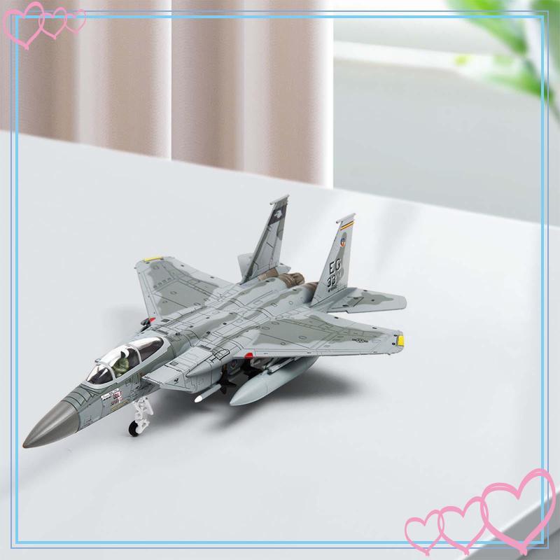 [meteor2] 1/100 US F-15 Plane Model Fighter Model สําหรับห้องนั่งเล่นห้องนอนเดสก์ท็อป