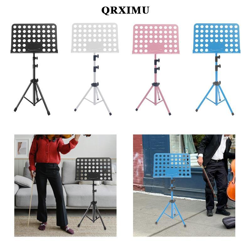 Sharprepublic แผ่นเพลงขาตั้ง Stable Simple Setup ขาตั้งฐานพับสําหรับเครื่องเล่นเพลงกีตาร์ Ukulele ไวโอลินเครื่องดนตรี Stage