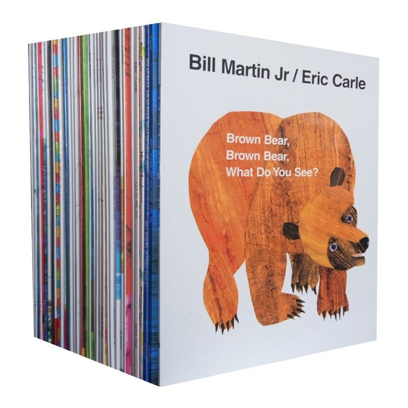หนังสือภาพภาษาอังกฤษ Eric Carle Brown Bear ฯลฯชุดเต็ม 47 เล่ม Eric Carle Children English Enlightenm