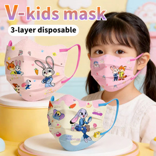 หน้ากากอนามัยสำหรับเด็ก Zootopia ในลายการ์ตูนของ Judy Hopps …