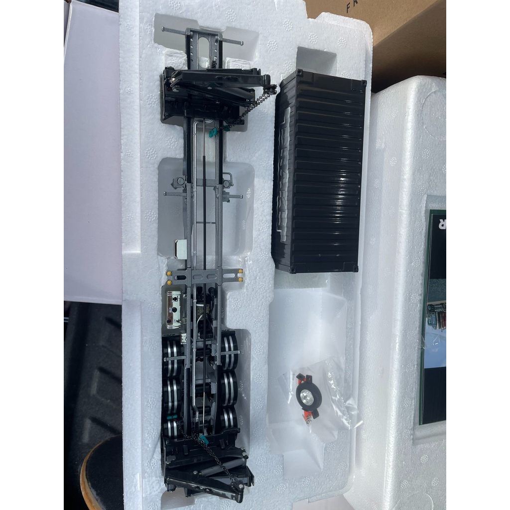 1: 50 Drake Wsi Container Trailer Dump Truck Alloy Container Grey Iron Grey