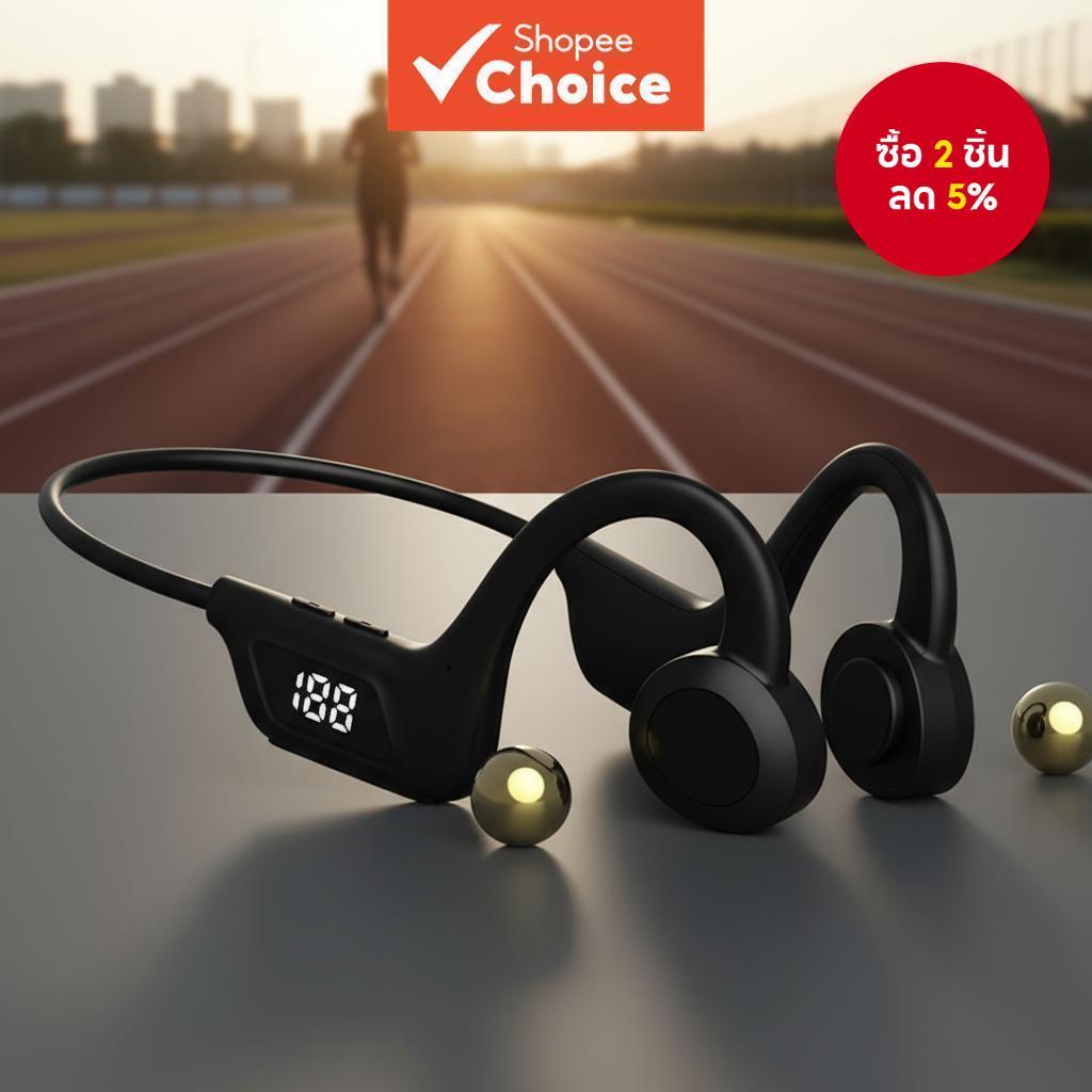 หูฟังบลูทูธไร้สาย JS7 รุ่น 5.1 สําหรับเล่นกีฬา หน้าจอ LED รองรับเมมโมรี่การ์ด MP3 คุณภาพดี