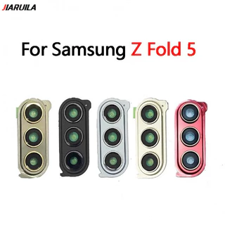 สําหรับ Samsung Galaxy Z Fold 5 F946 กระจกเลนส์กล้องด้านหลังพร้อมอะไหล่ซ่อมกรอบเปลี่ยน