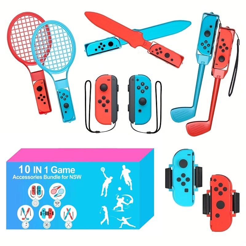 ชุด 10 ชิ้น Nintendo Switch10 in 1 Somatosensory Sports Suit switch Sports Game Set