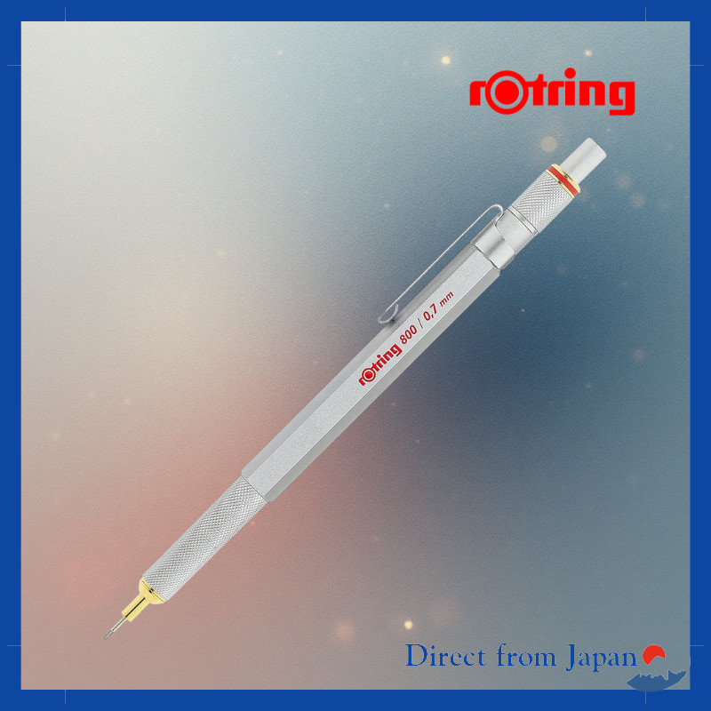 Rotring Mechanical Pencil 800 0.7mm Silver - Direct from Japan
