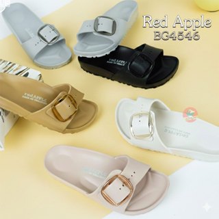 Red Apple BG4546 รองเท้าแตะผู้หญิง หัวเข็มขัด สีโปร่งใส สองส…