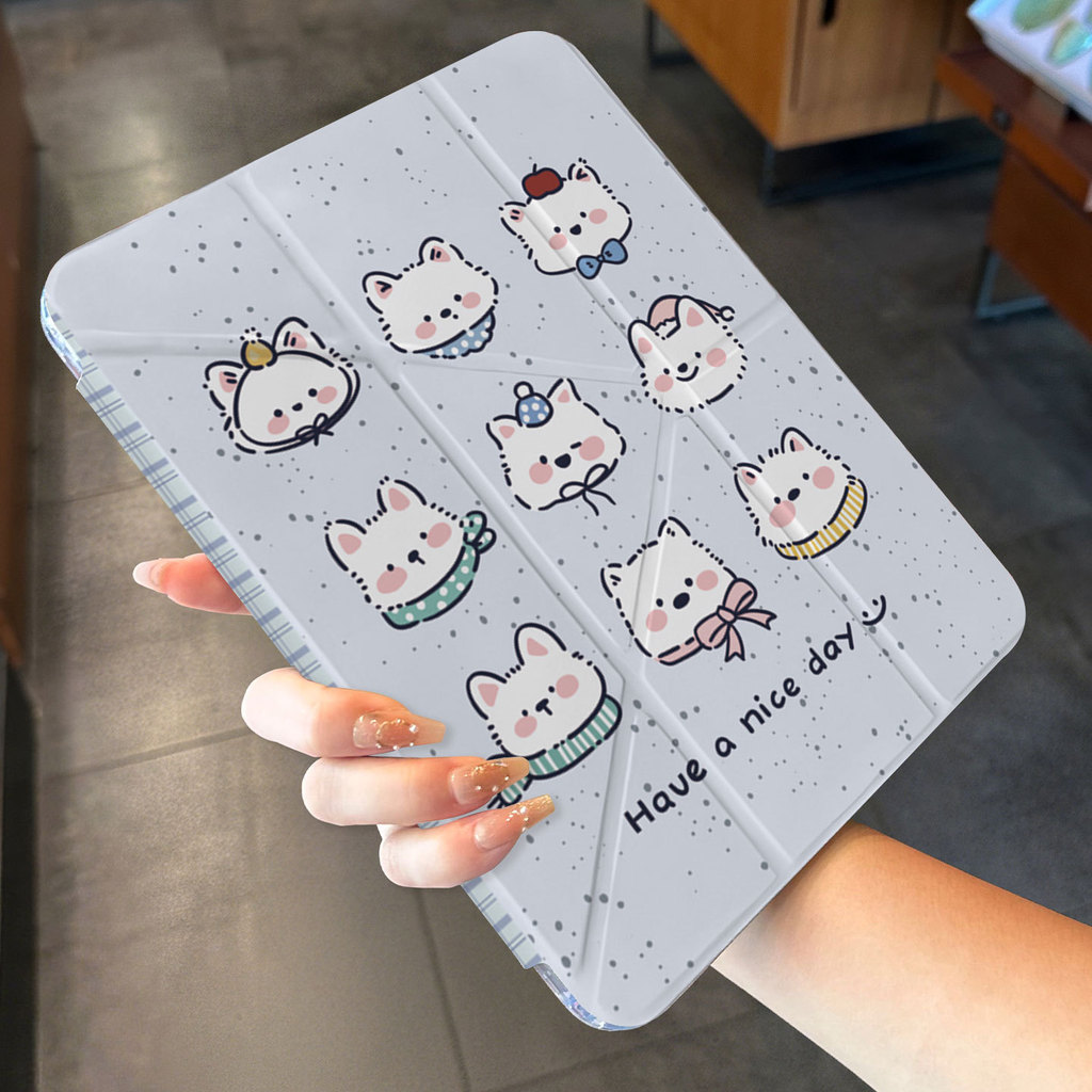 Poxi เคส iPad 7/8/9 Pro 11 นิ้ว Air 6/5/4 MINI 7 แท็บเล็ต A16 ฝาครอบป้องกัน