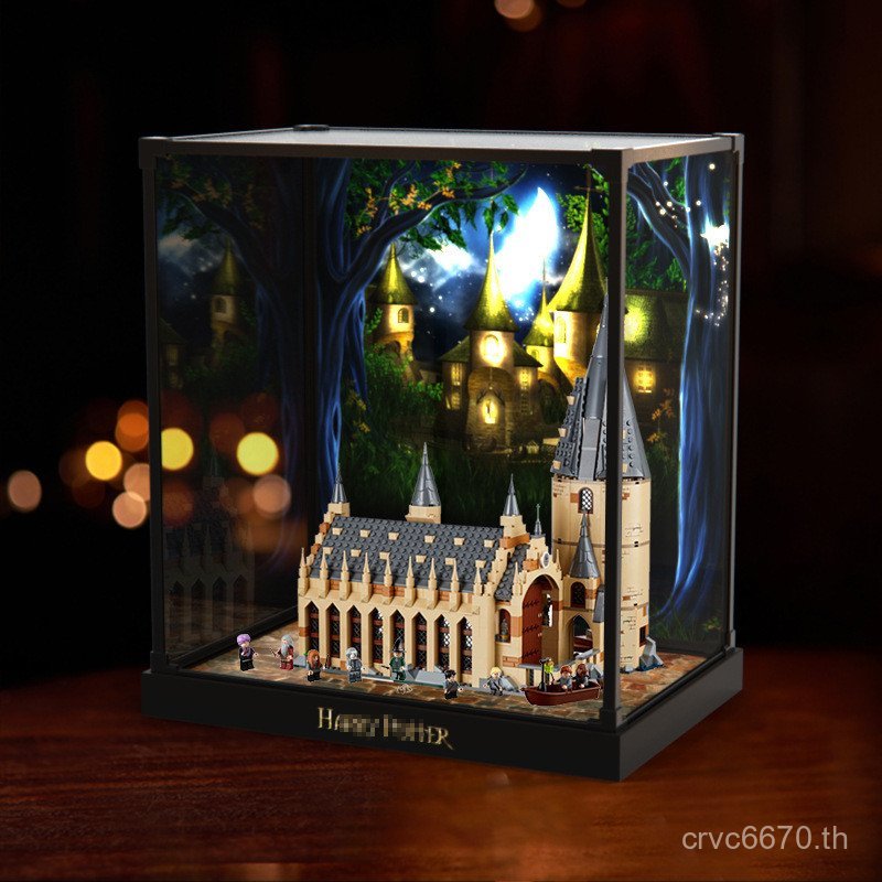 กล่องล็อบบี้เหมาะสําหรับฝาครอบป้องกันฝุ่น 75954 Building Block Grid Goho อะคริลิค Wots จอแสดงผล Buil