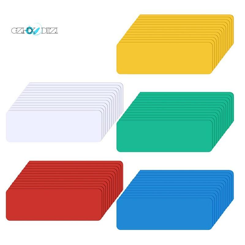 GzhxdiiziMagnetic Dry Erase Labels Dry Erase Magnetic Labels สติกเกอร์แม่เหล็กนํามาใช้ใหม่ชื่อแท็กกั