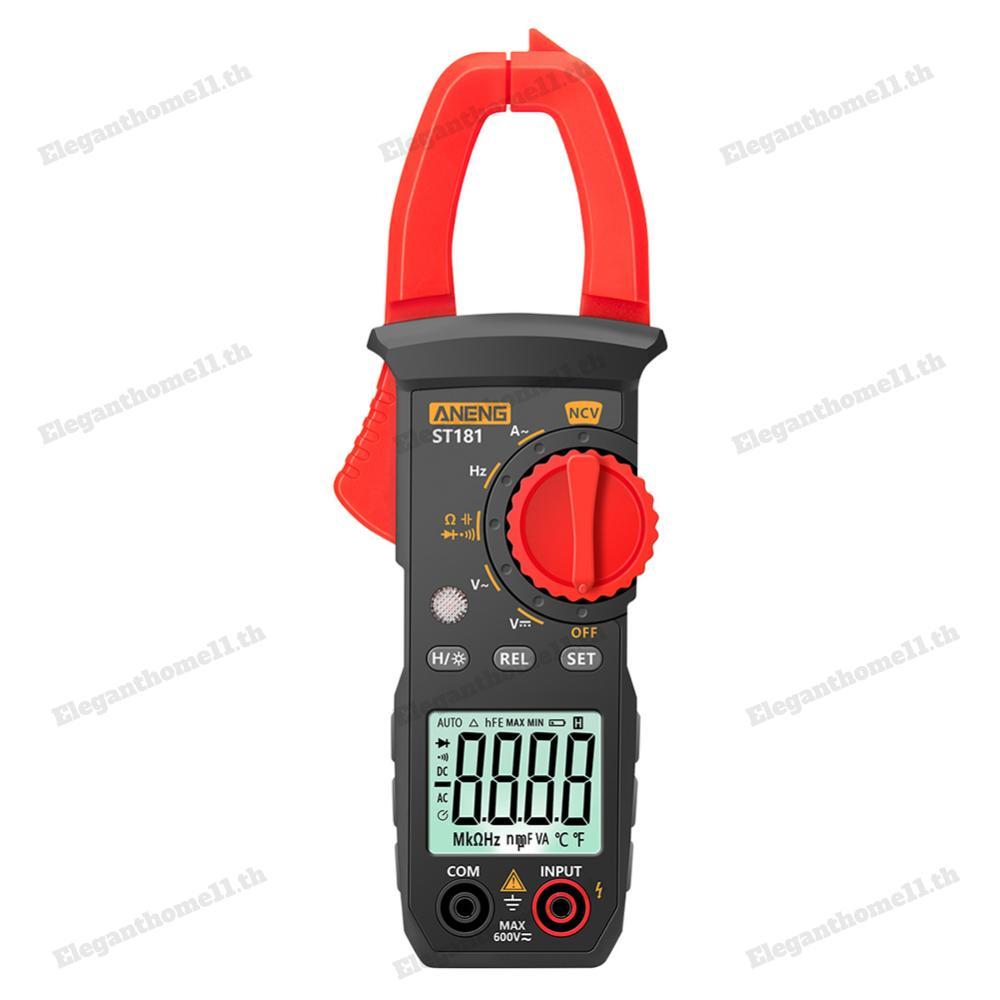 เครื่องทดสอบความต้านทาน DC/AC Volt Current Meter ANENG ST181 Current Tester Digital Probe test Digit