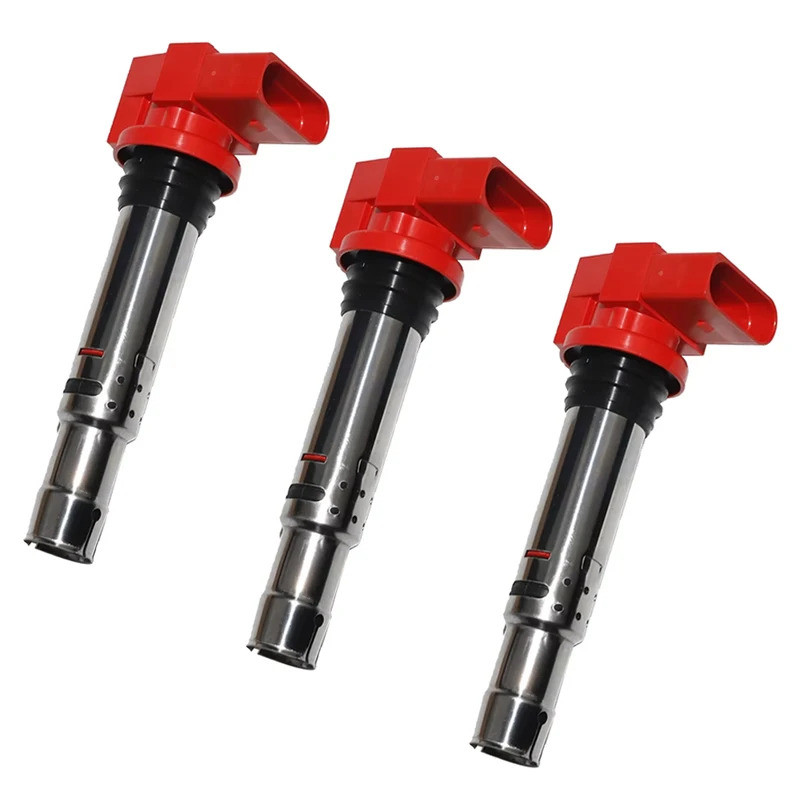 3pcs คอยล์จุดระเบิดสําหรับ SKODA FABIA I 6Y 1.2L 2003 2004 2005 2006 2007 2008/VOLKSWAGEN VW POLO 9N