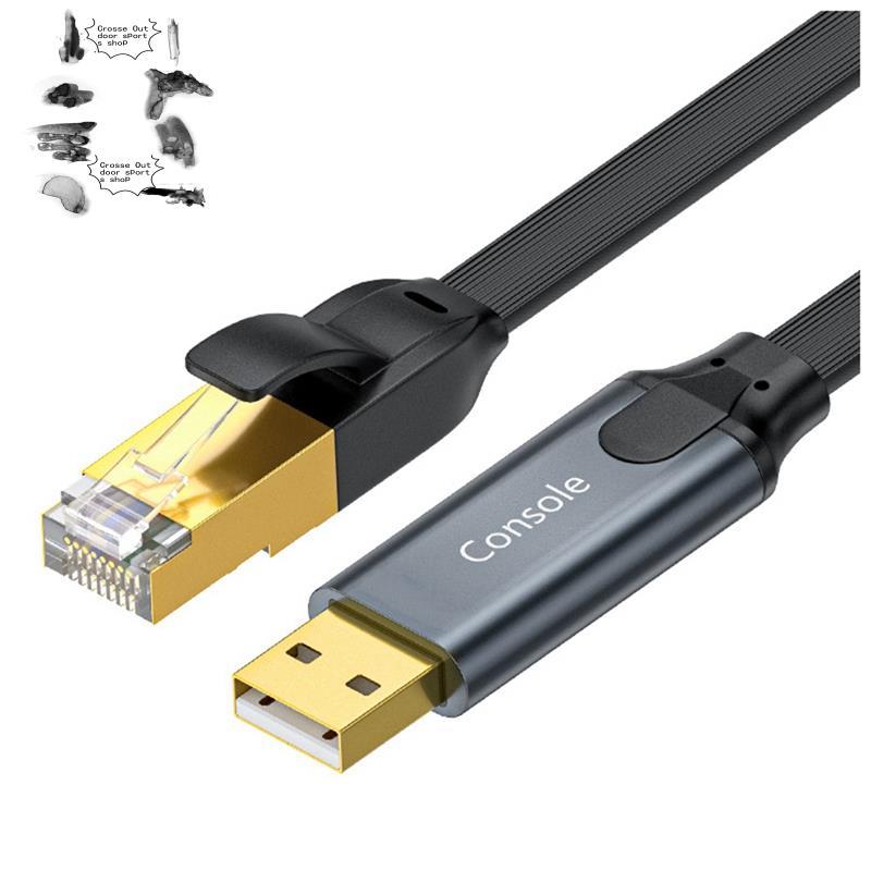 USB to RJ45 คอนโซลสาย USB to RJ45 อะแดปเตอร์สําหรับแล็ปท็อปคอมพิวเตอร์ USB RJ45 8P8C Converter คอนโซ