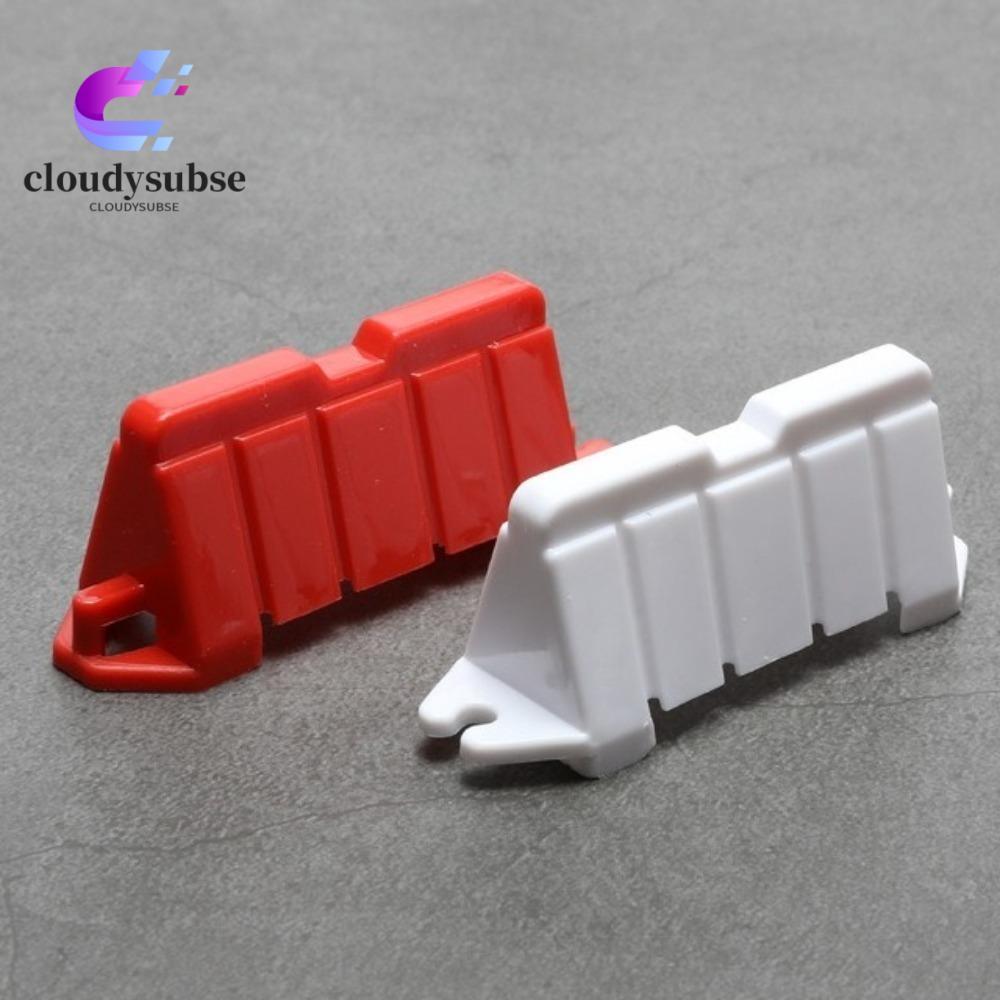CLOUD 50pcs Highway Splicing Road Block, RC Track Drift Handmade Road Barriers, ทนทาน RC ของเล่นอุปก