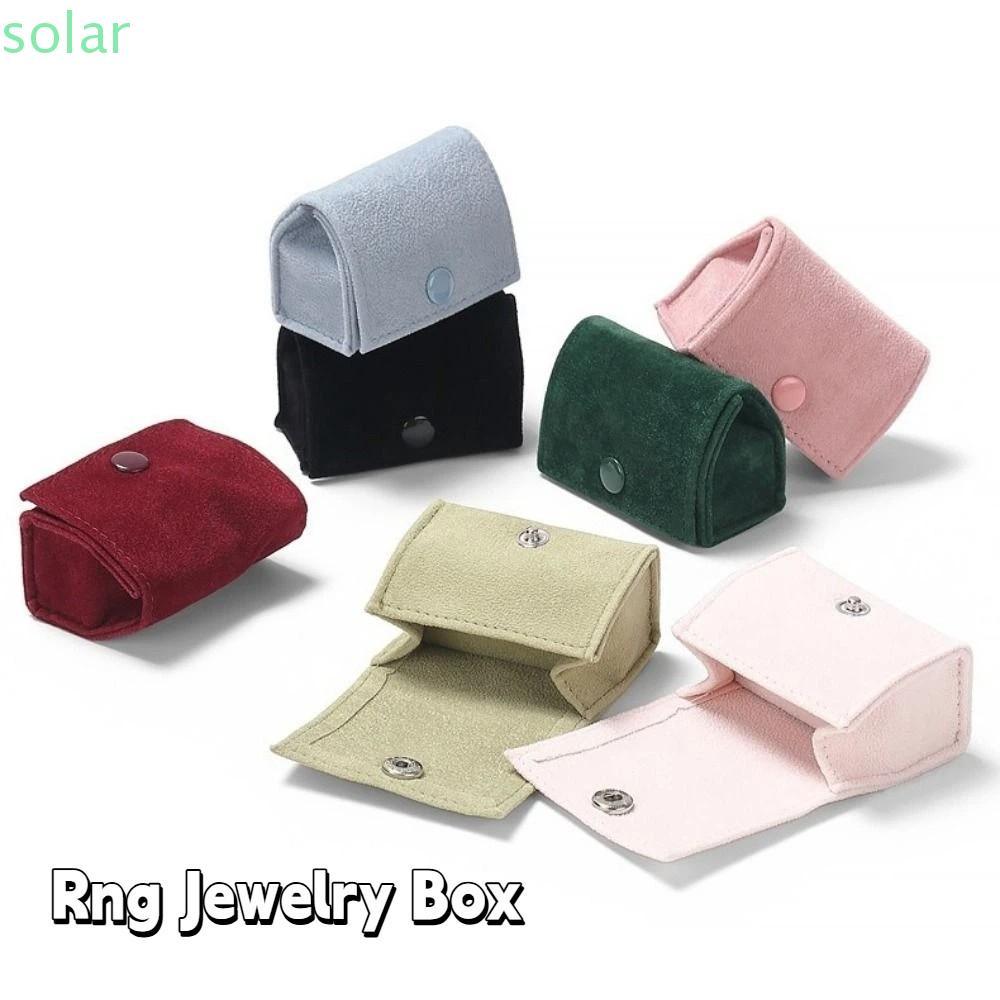 กล่องเครื่องประดับ SOLARBUR Rng, กล่องเก็บมินิอเนกประสงค์กํามะหยี่, ที่มีประโยชน์เครื่องประดับอเนกปร