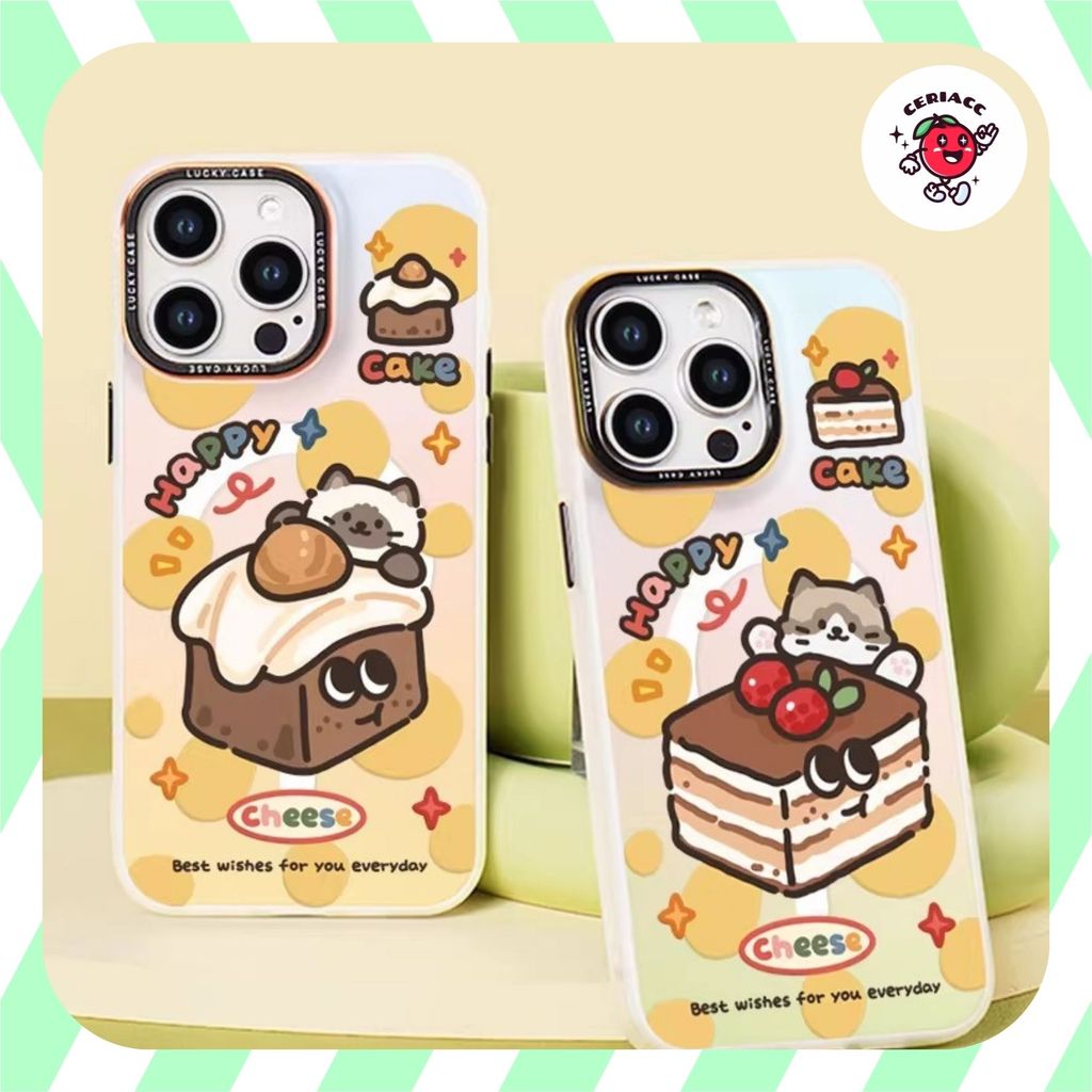 So Cool Happy เค้กการพิมพ์โฮโลแกรม oppo reno 5f 11f 13f a3x a55 a18 a15 a16k a16e a17 a17k a1k realm