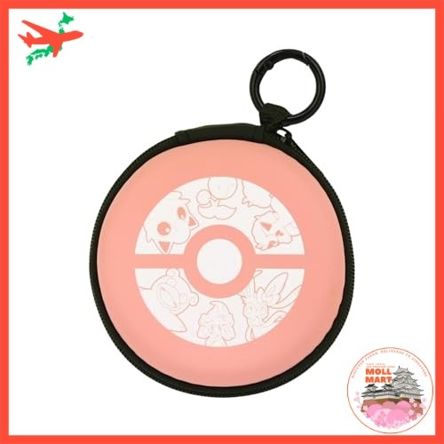 Gadget Pouch Gourmandise Pokemon Pink POKE-956PK (H90xW90xD38mm) Hard Shell Case for Earphones/Cable