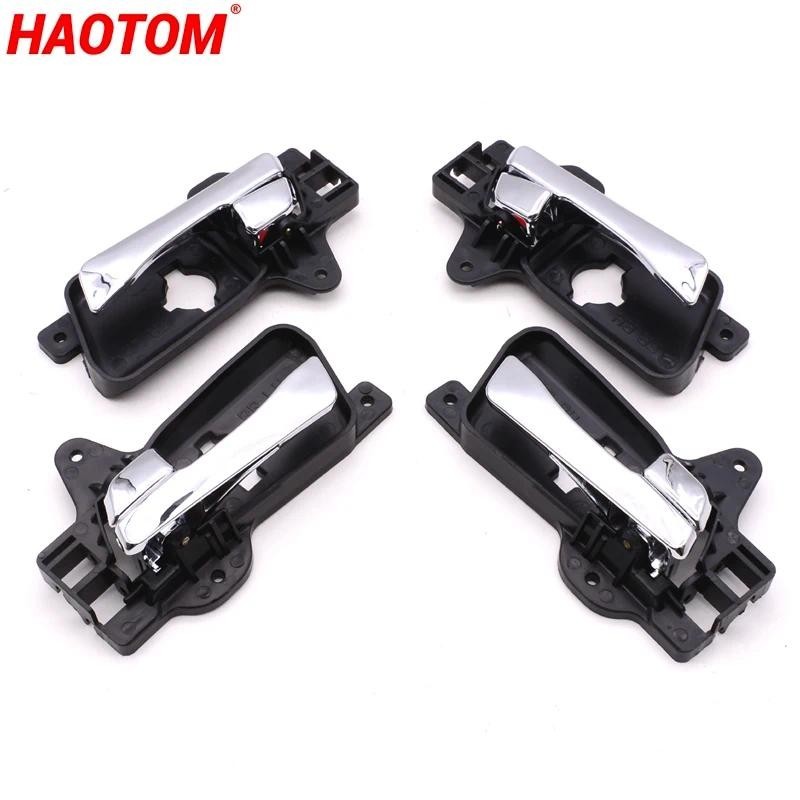4PCS ด้านหน้าด้านหลังซ้ายขวาภายในภายในประตูสําหรับ Hyundai i30 i30CW 2007 2008 2009 2010 2011 2012 D