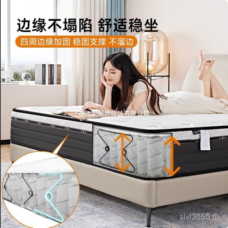 โรงแรม Simmons Sever 301.8 x2 หน่วยความจําข้าวอิสระ Latex Hilton Spring Mountain ที่นอนผ้าฝ้ายที่นอน