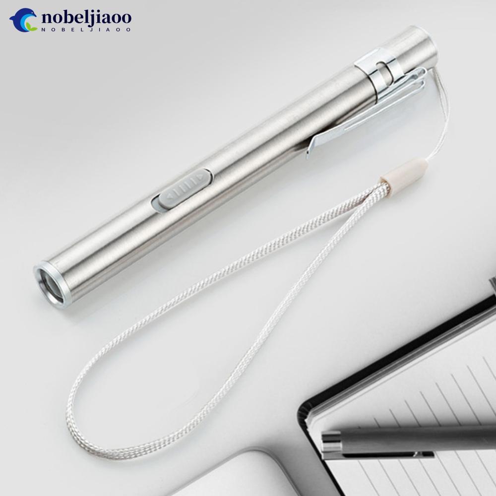 NOBELJIAOO USB ชาร์จไฟฉายไฟฉายไฟฉาย Mini LED โคมไฟสําหรับ Camping ขี่จักรยานไฟฉาย Night Lighting D8W